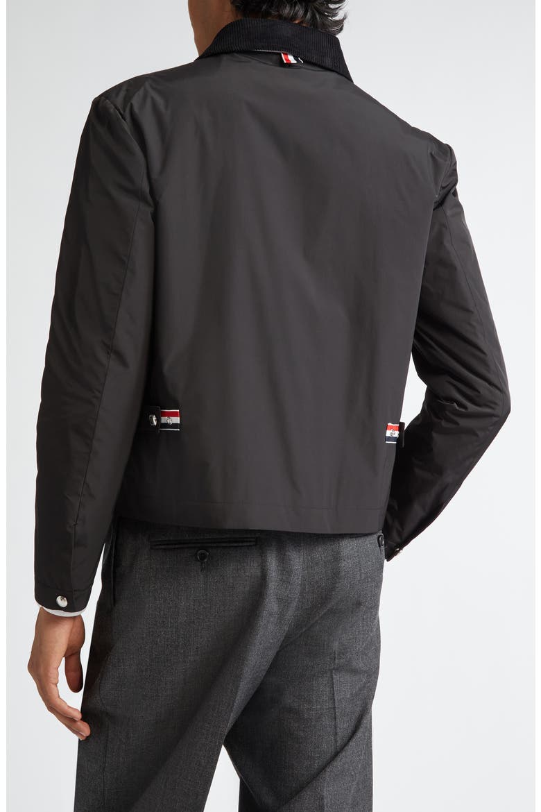 Concealed Placket Golf Jacket, Alternate, color, BLACK