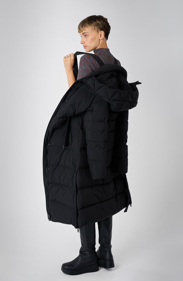 The Recycled Planet Company Vada Belted Water Repellent Puffer Coat, Alternate, color, 