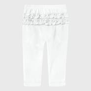 CITY THREADS Girls Ruffle Butt Soft 100% Cotton Leggings