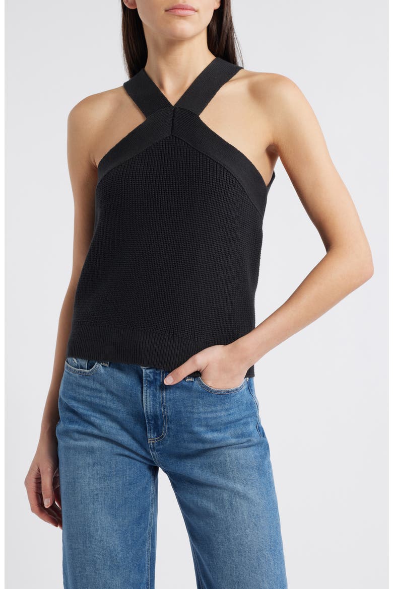 Desi Sweater Tank, Main, color, JET BLACK