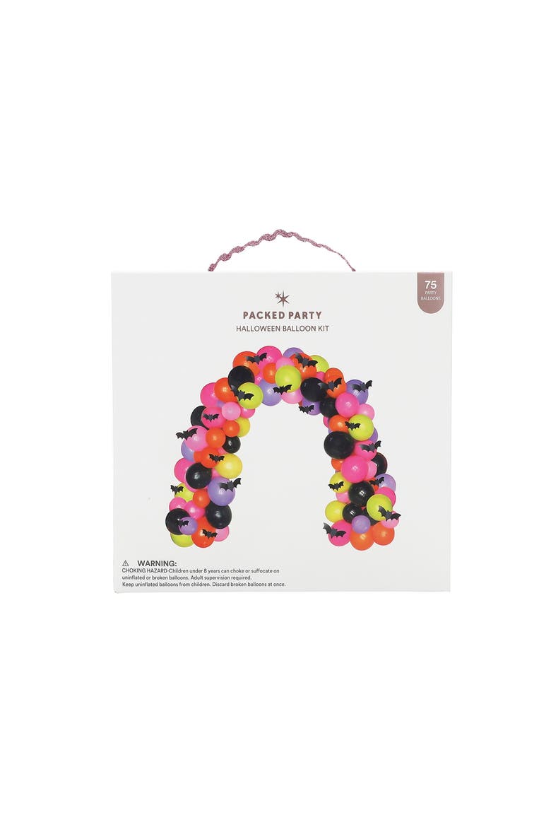 Halloween Balloon Garland, Alternate, color, Multicolor