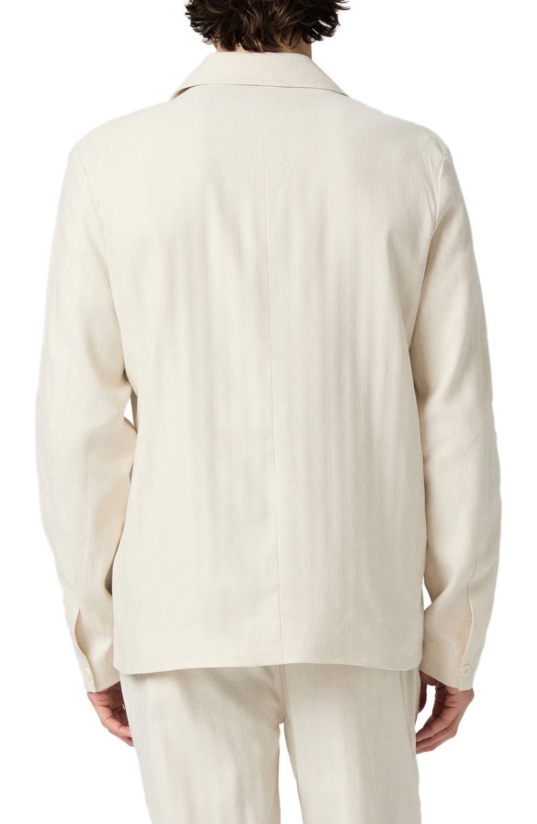 PAIGE Latigo Cotton Blend Jacket, Alternate, color, Fossil Herringbone