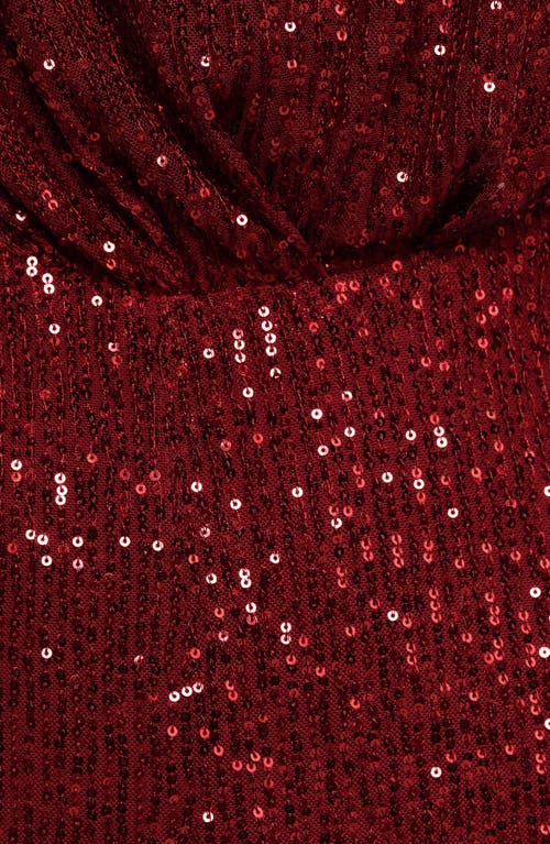 Petal And Pup Petal & Pup Khinna Sequin One-shoulder Jumspuit In Red