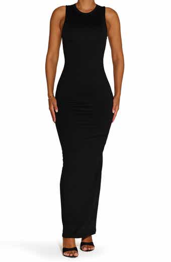 N BY NAKED WARDROBE Bare Crewneck Maxi Dress