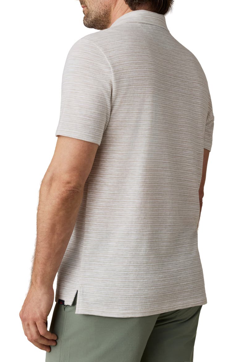 Breeze Striped Polo, Alternate, color, DESERT WAKE STRIPE