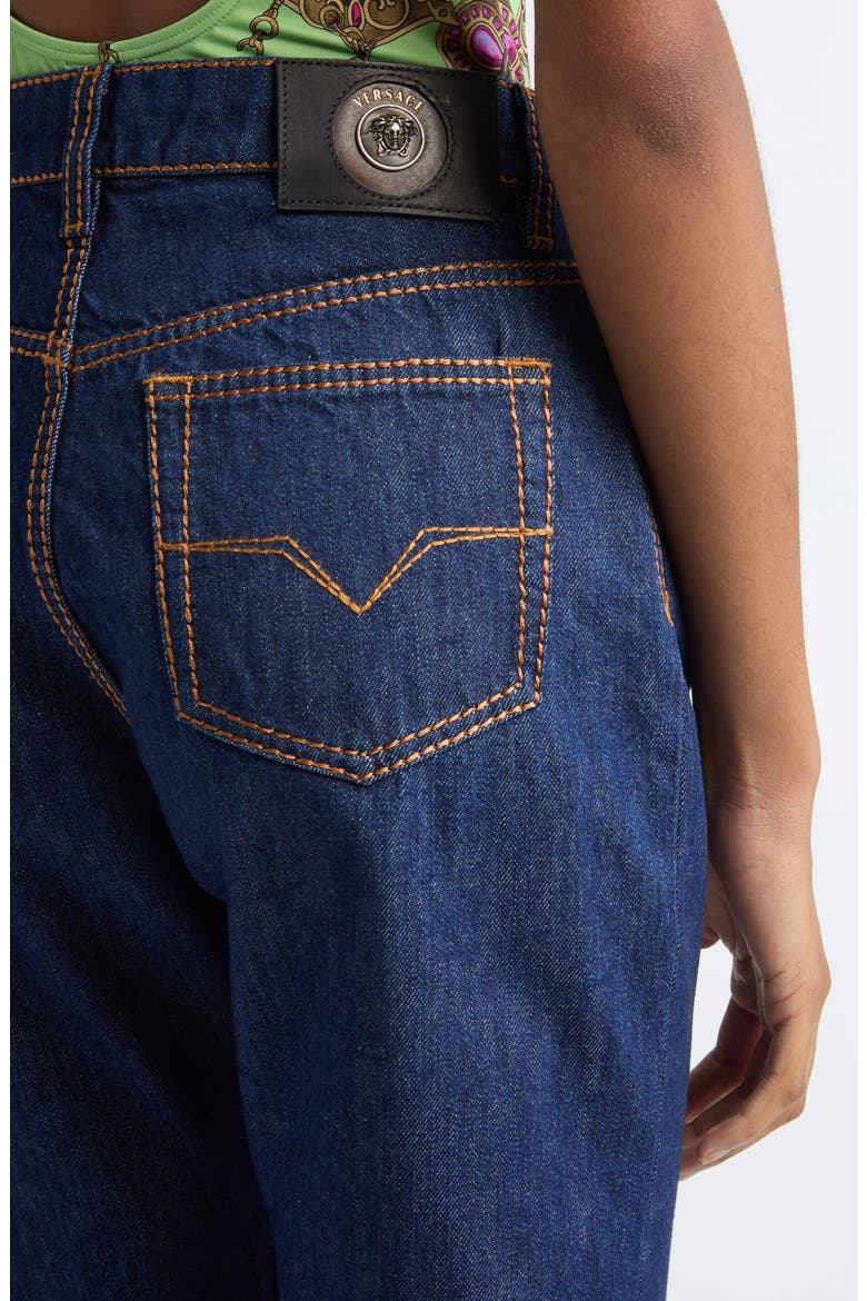 Straight Leg Jeans, Alternate, color, BLUE