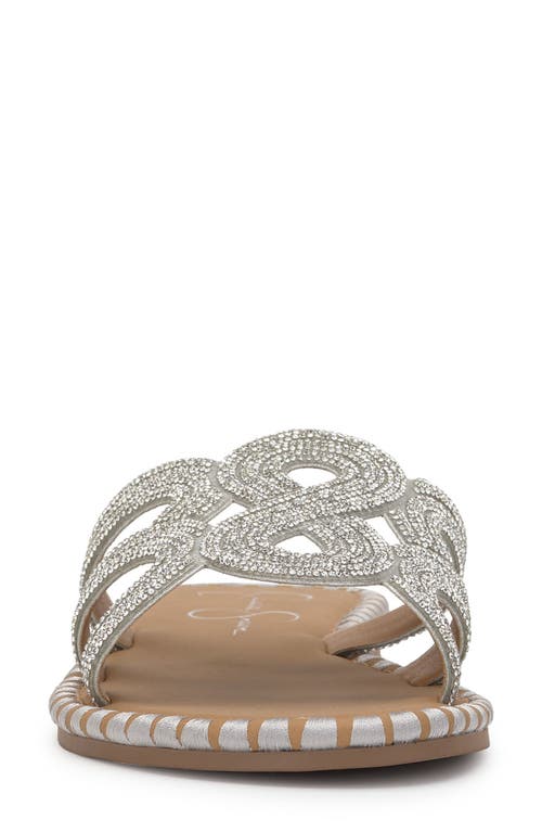 Jessica Simpson Bria 2 Slide Sandal In Silver