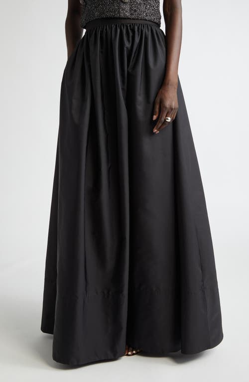 ST. JOHN Taffeta Skirt in Black at Nordstrom, Size Small