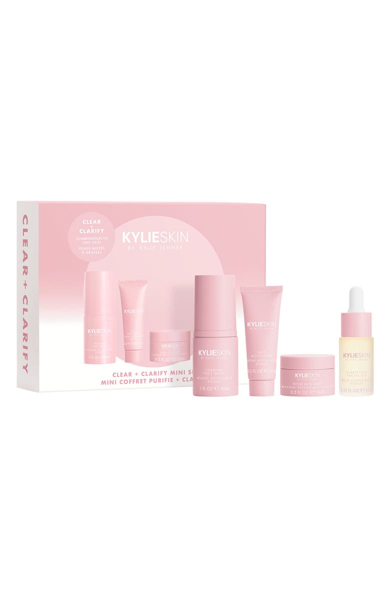 Kylie Cosmetics Kylie Skin Clear & Clarify Travel Set, Alternate, color, 