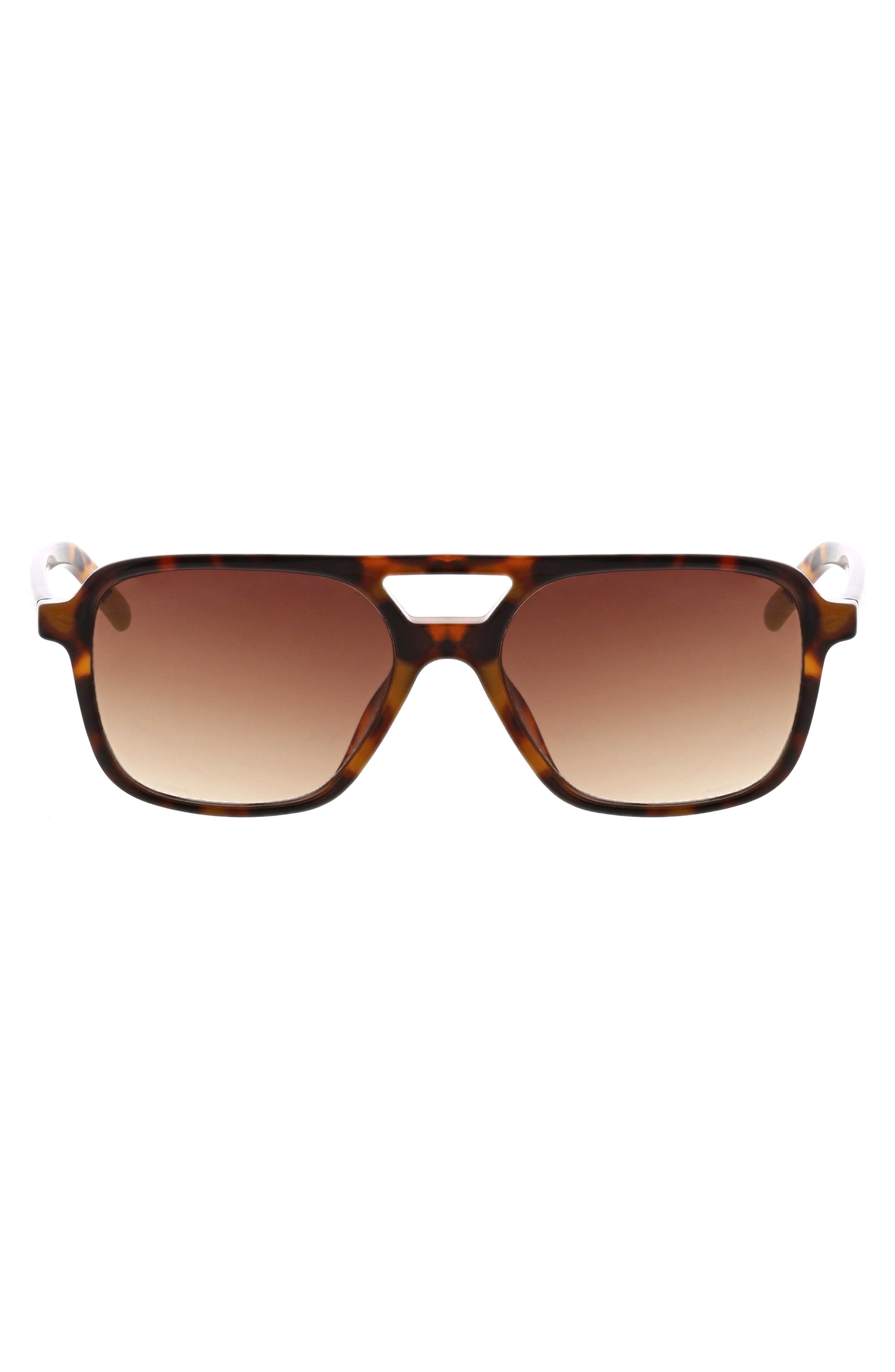 55mm Gradient Aviator Sunglasses