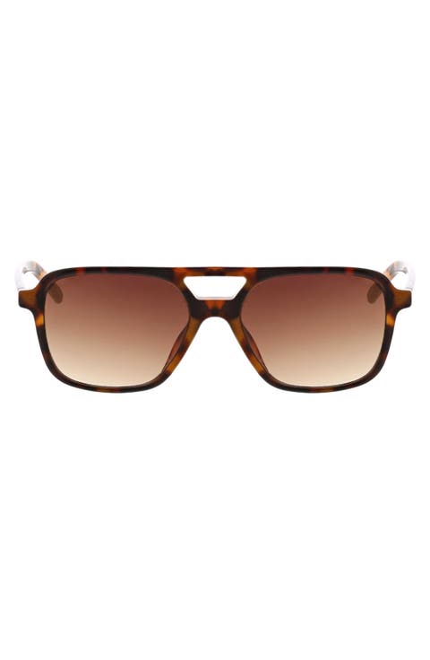 55mm Gradient Aviator Sunglasses