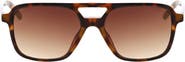 Roxy 55mm Gradient Aviator Sunglasses