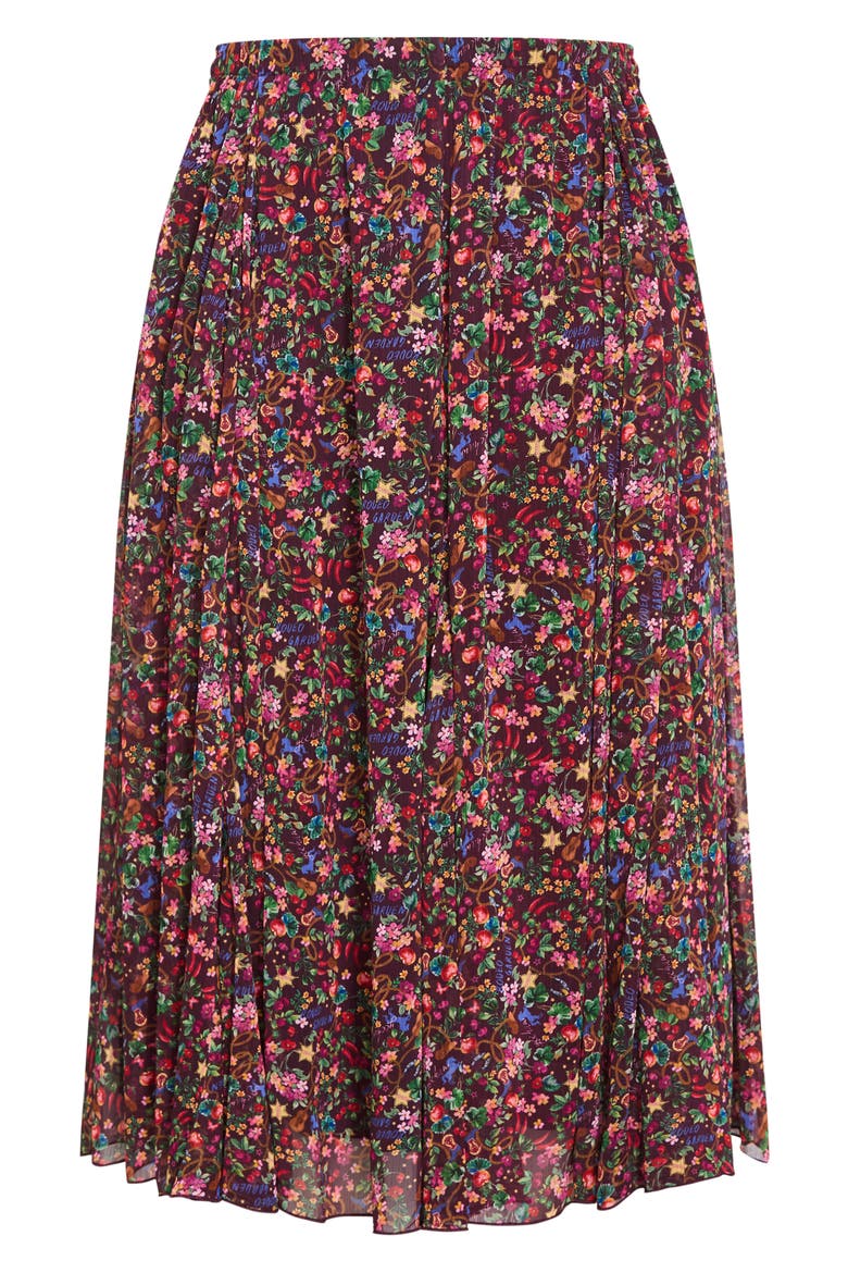Serena Print Midi Skirt, Alternate, color, RODEO DITSY