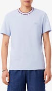 Lacoste Regular Fit Tipped Piqué Crewneck T-Shirt