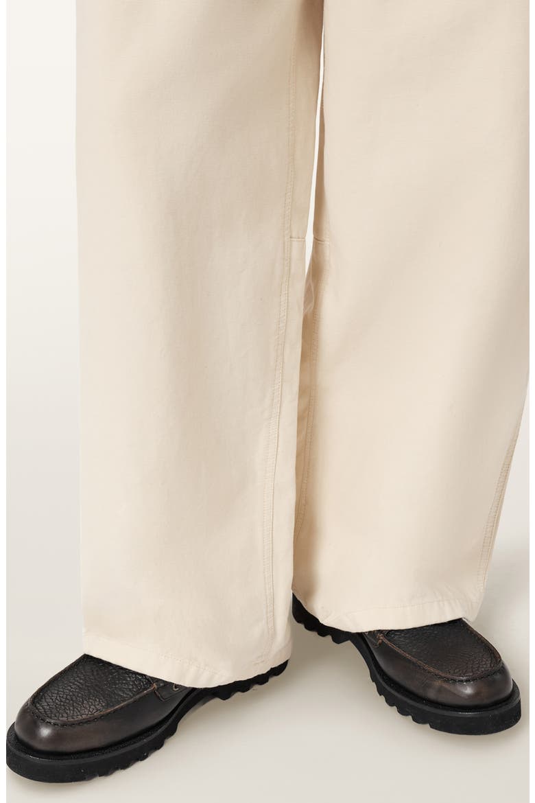 Jackson Barrel Leg Trousers, Alternate, color, PEBBLE WHITE