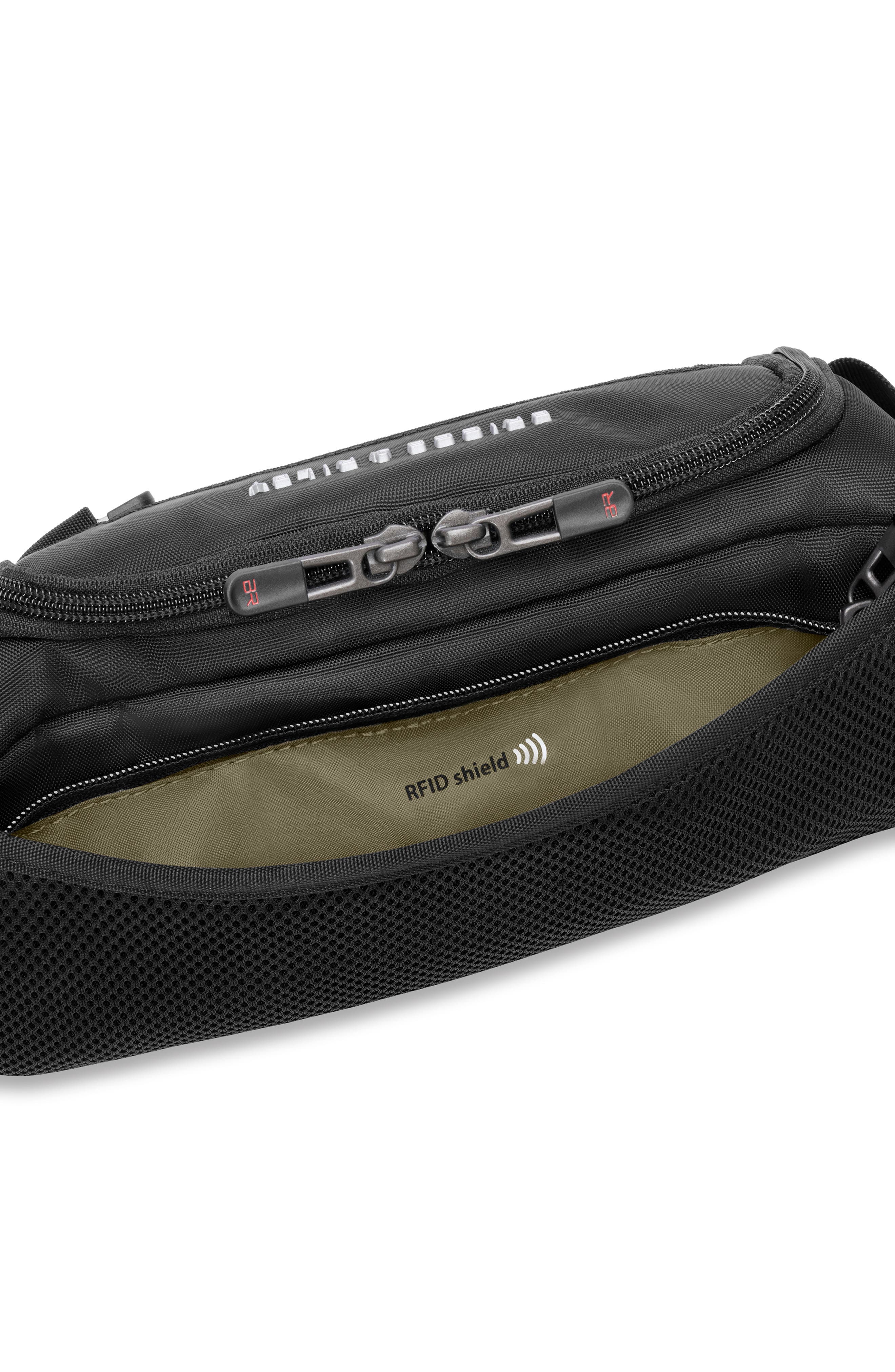 Briggs & Riley HTA Sling Belt Bag, Alternate, color, Black