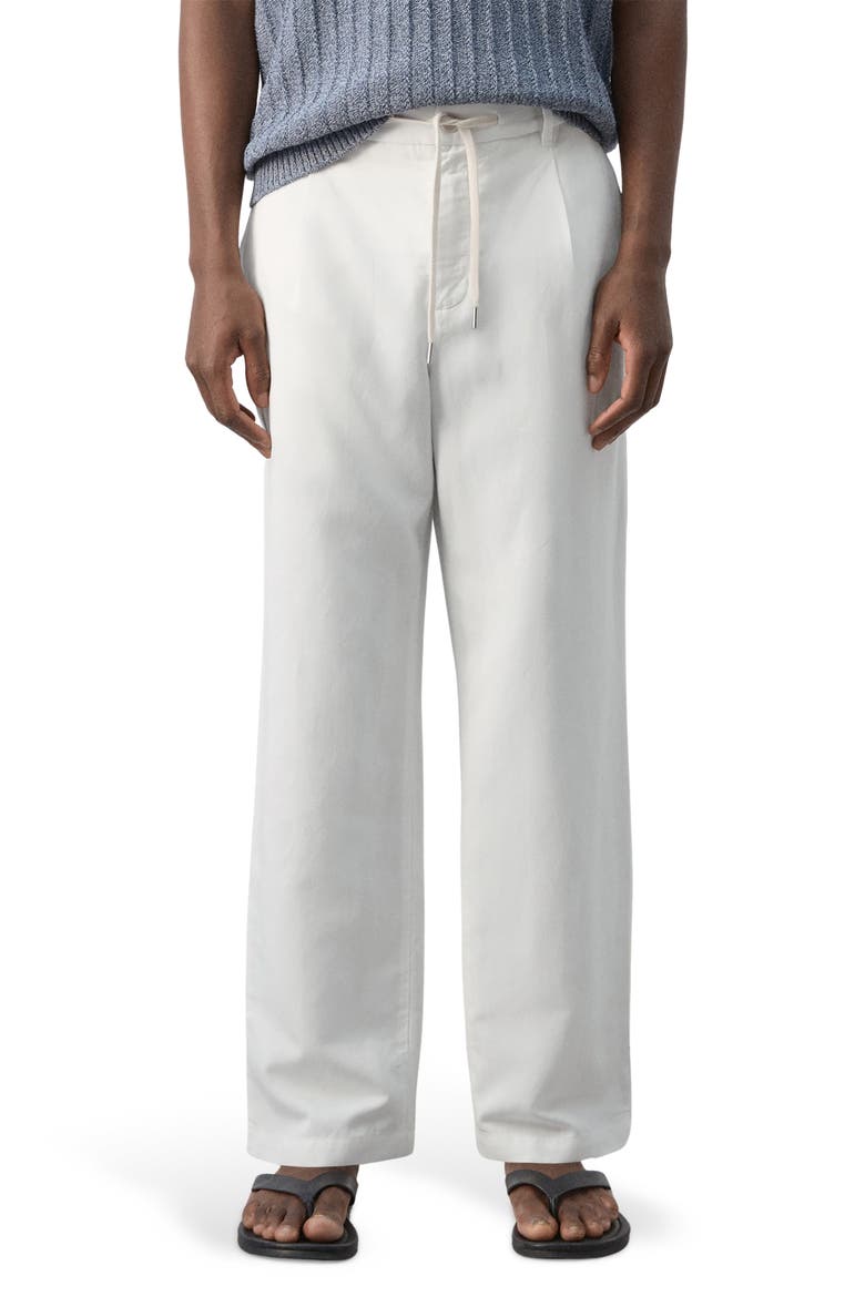 Regular Fit Pants, Main, color, WHITE