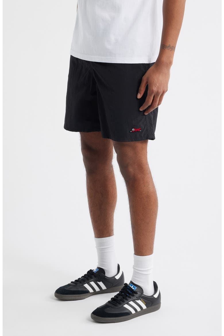 Running Dog Nylon Short, Alternate, color, BLACK