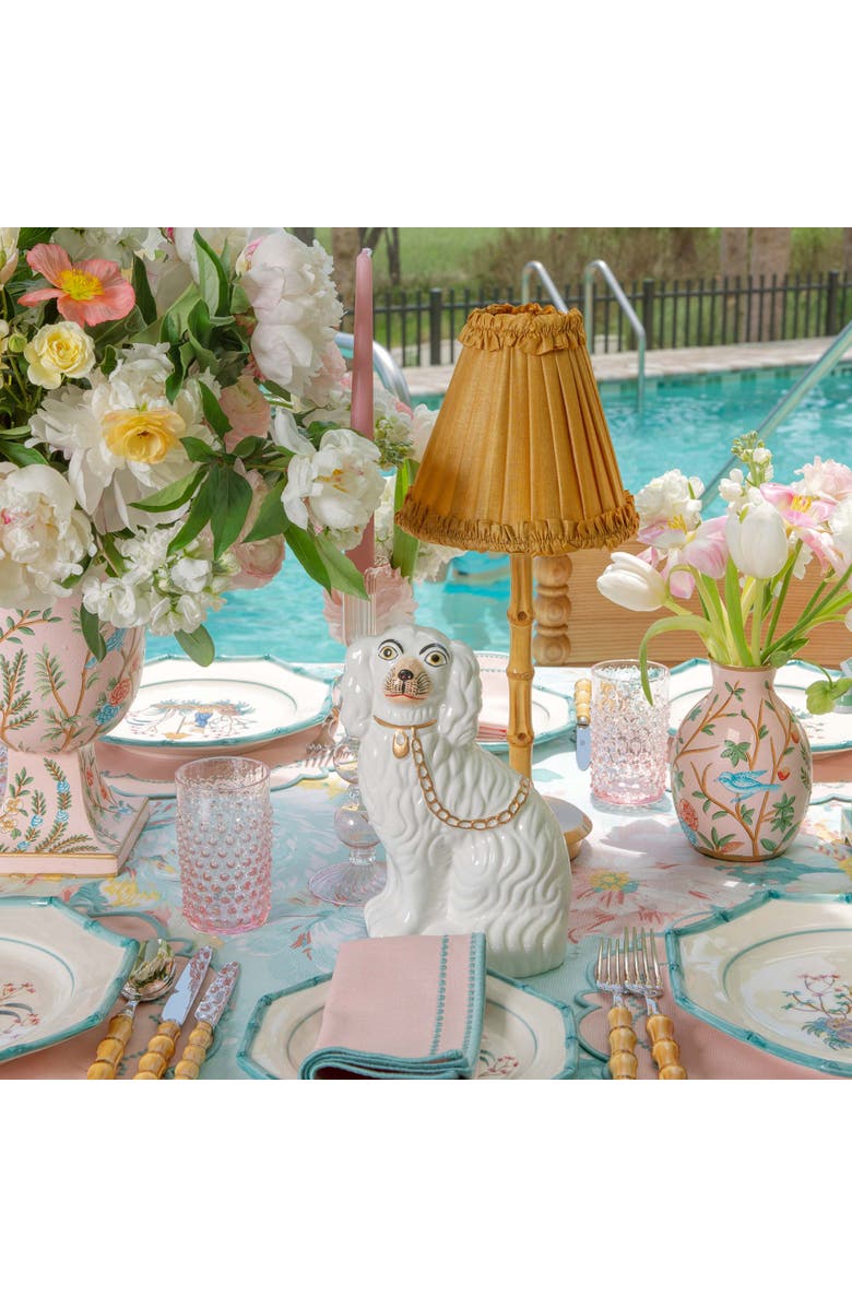 Mrs. Alice Rose Pink Hobnail Glasses, Alternate, color, Pink