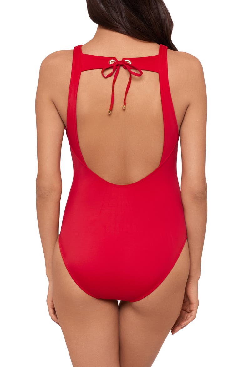 Juxtapose Steffi One-Piece Swimsuit, Alternate, color, MARS