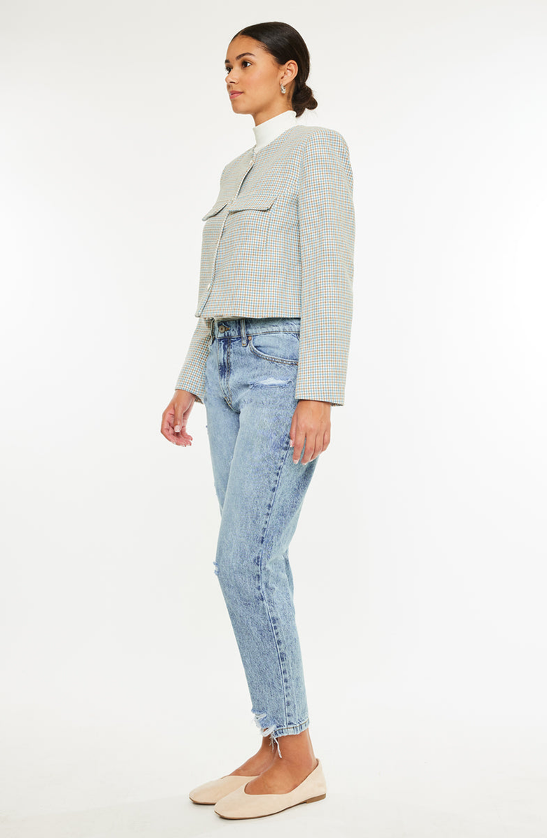 KanCan Harvey Ultra High Rise Mom Jeans, Alternate, color, Acid Wash