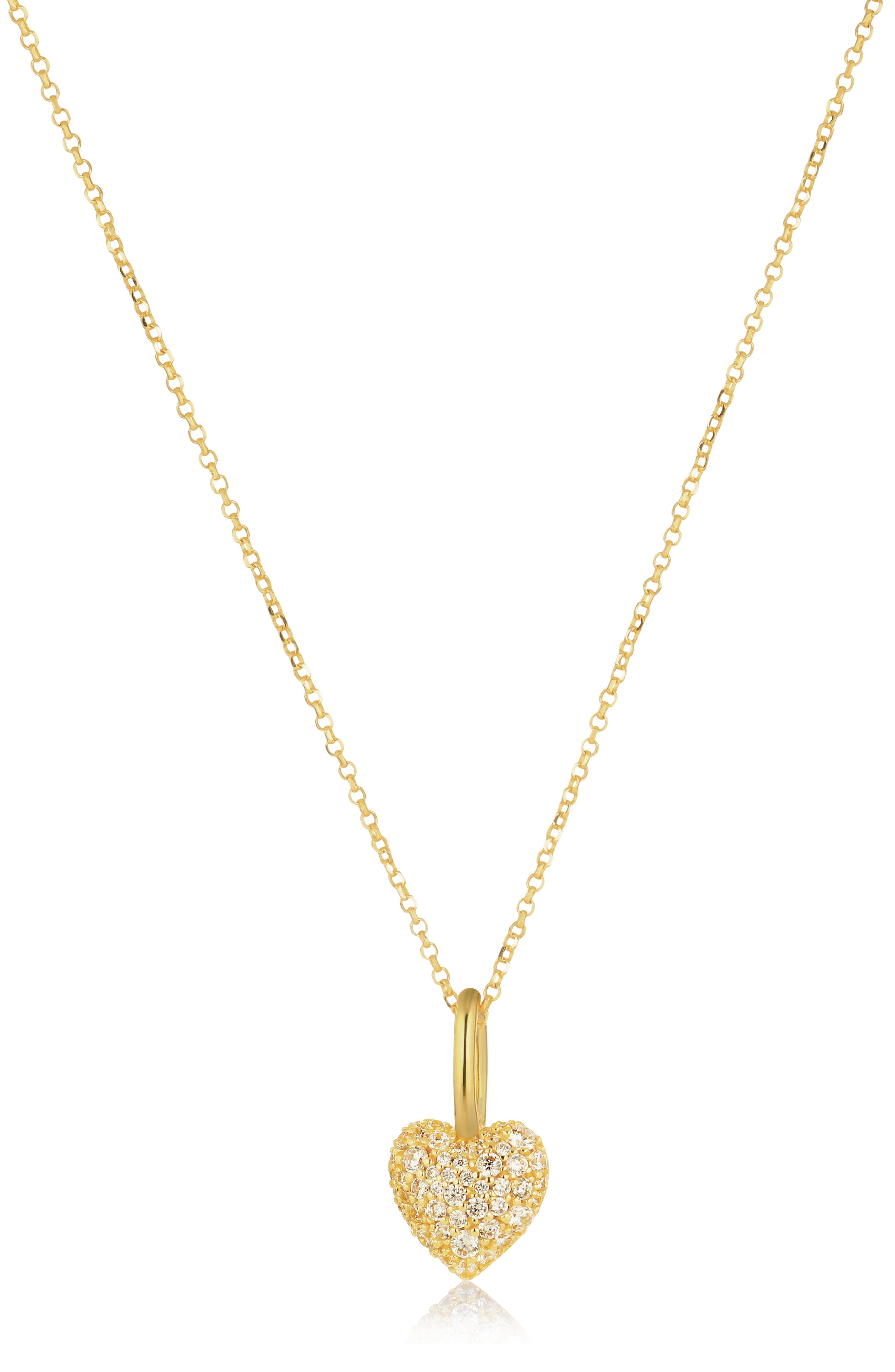 18K gold plated/White