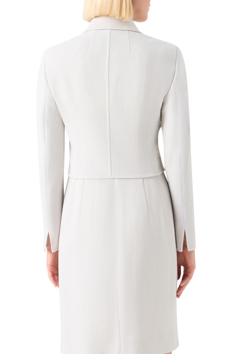 Akris Helios Short Jacket, Alternate, color, Light Greige