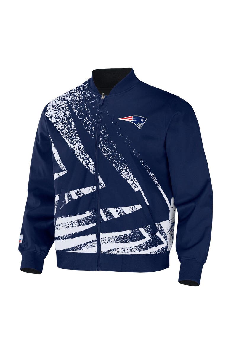 STAPLE Men's NFL x Staple Navy New England Patriots Reversible Core Jacket, Alternate, color, 