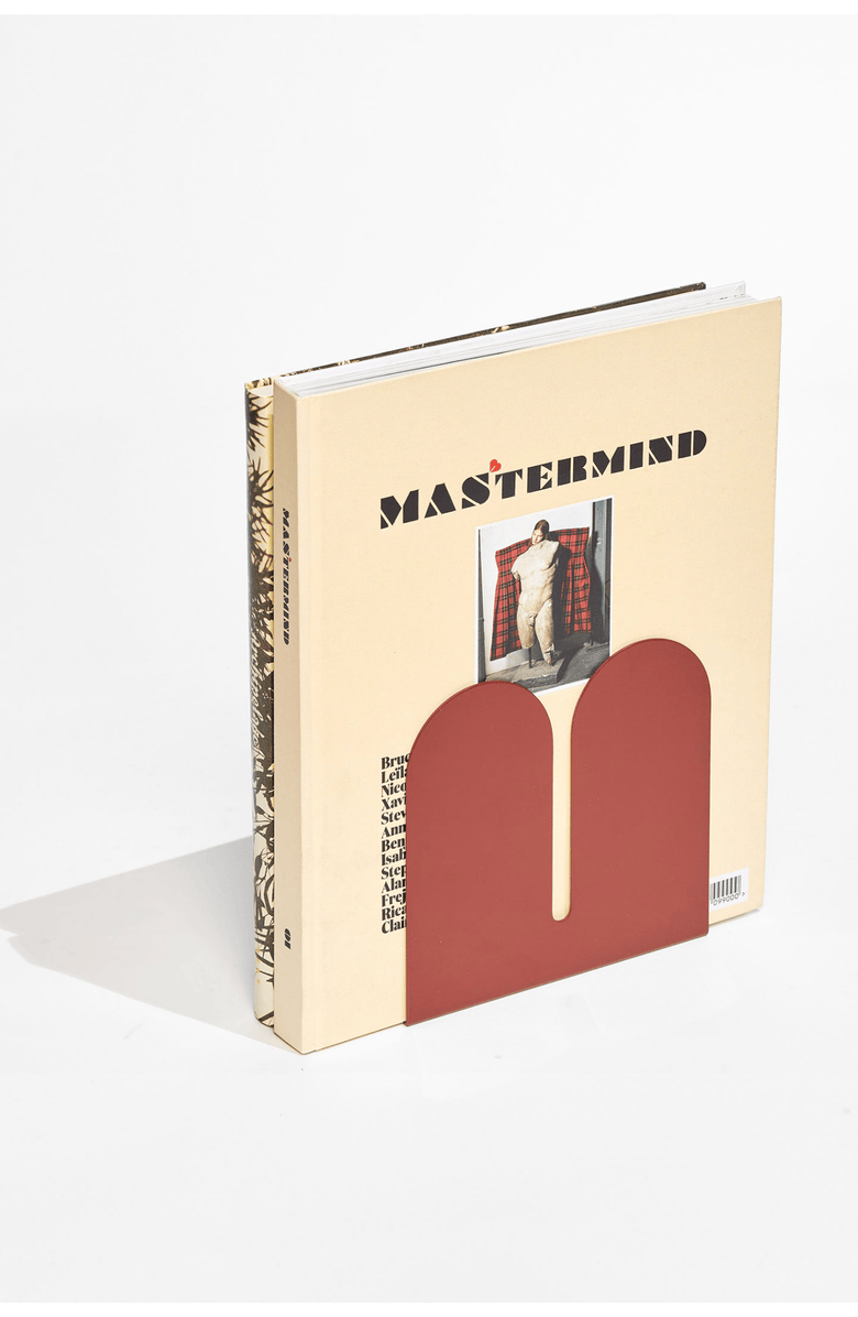 Tortuga Forma Dumbo Bookend Pair Colorful Series, Alternate, color, Oxblood