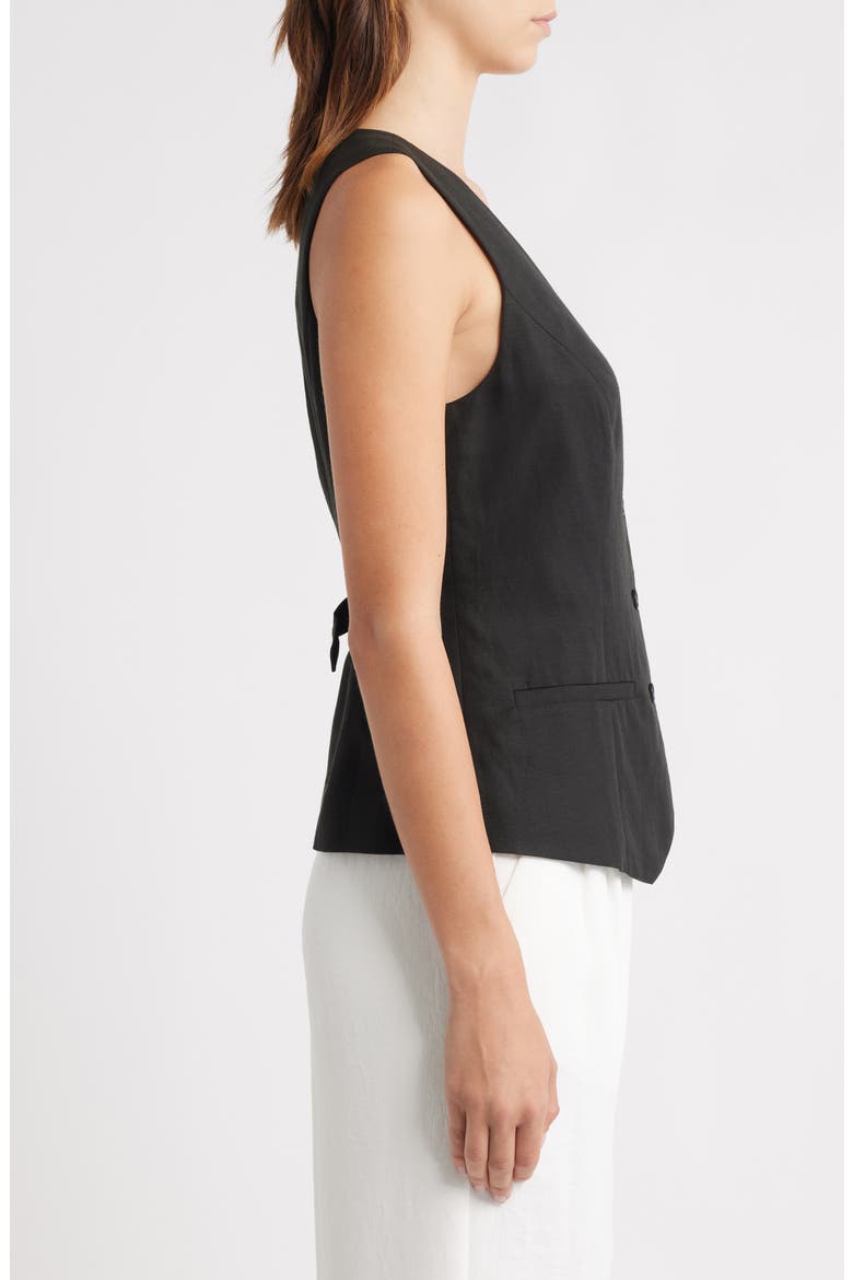 The Jones Vest, Alternate, color, BLACK