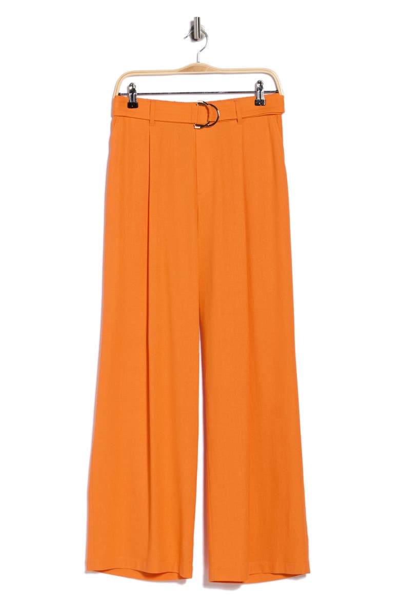 Wide Leg Pants, Alternate, color, AMBER