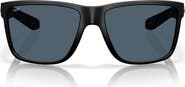 Costa Del Mar Broadbill II 58mm Polarized Rectangular Sunglasses