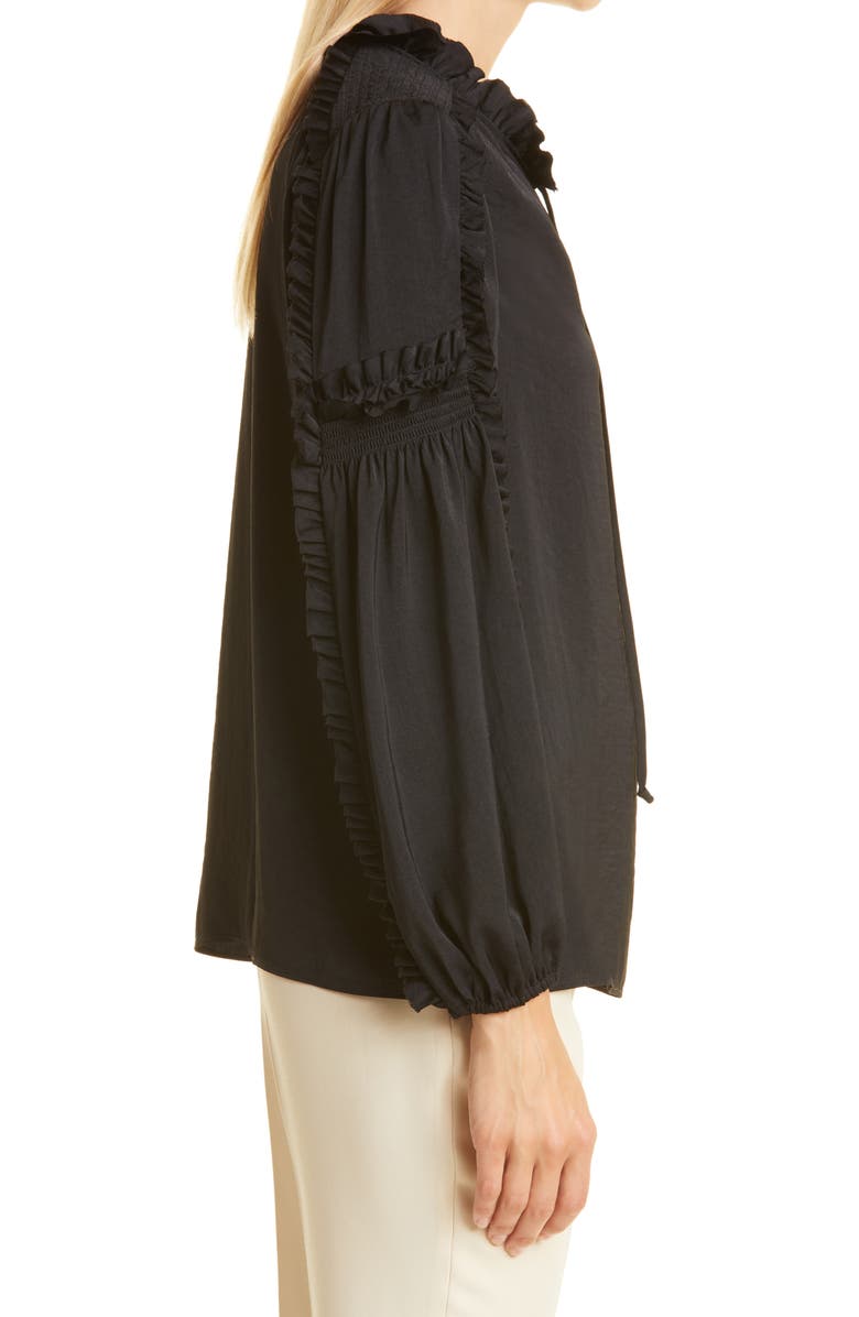 KOBI HALPERIN Perri Ruffle Sleeve Blouse, Alternate, color, 