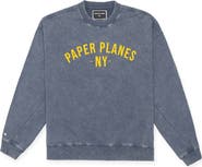 PAPER PLANES NY Felt Logo Sweatshirt