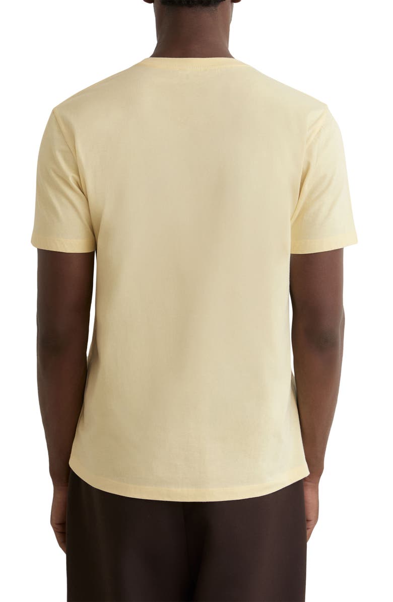 Reiss Bless Cotton T-Shirt, Alternate, color, Sorbet Yellow