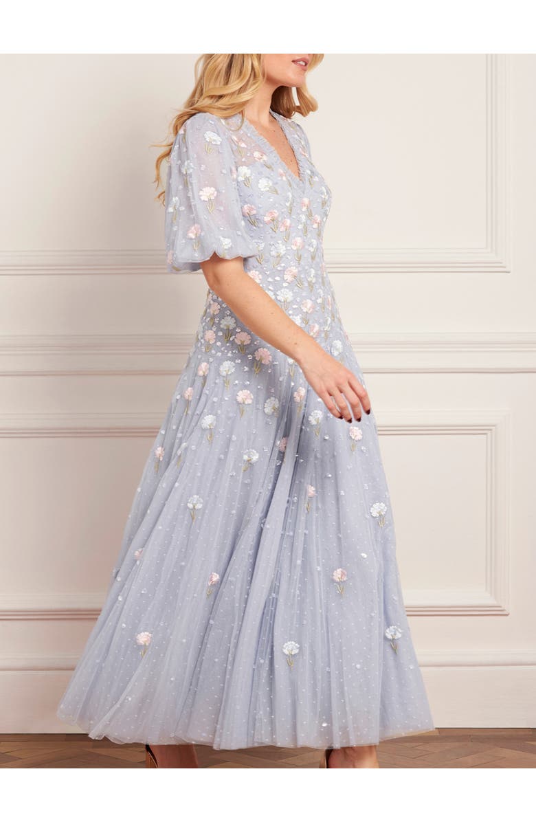 Needle & Thread Dandelion Ditsy Ankle Gown, Alternate, color, Skylight