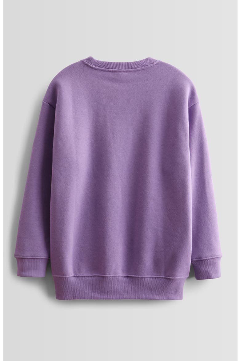 Kids' Oversize Graphic Sweatshirt, Alternate, color, PURPLE PETAL OLIVIA RODRIGO