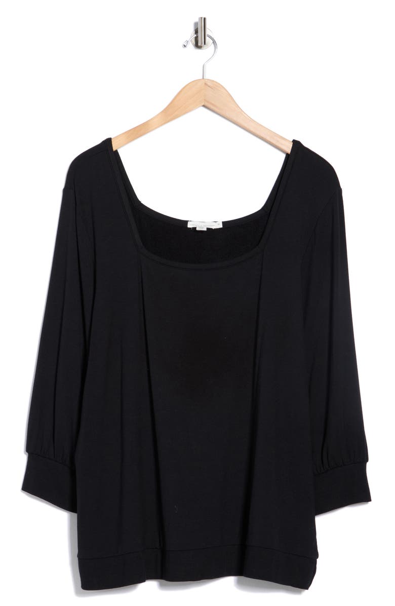 Threads 4 Thought Rosalinda Square Neck Sweater, Main, color, Black