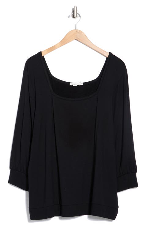 Rosalinda Square Neck Sweater (Plus)