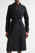 Dolce&Gabbana Belted Tweed Trench Coat