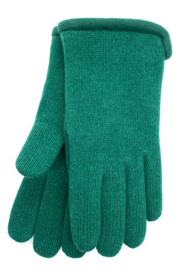 Portolano Gloves With Fleece Lining In Green