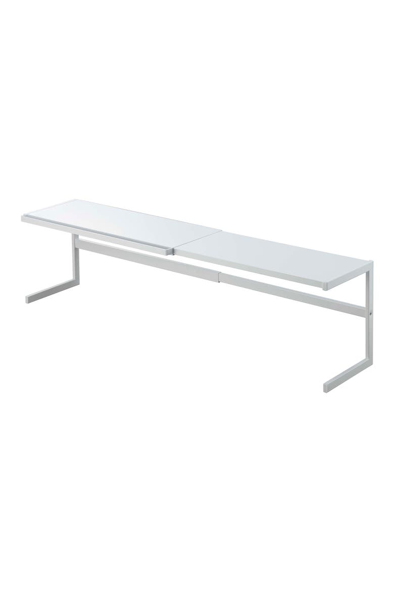 Expandable Countertop Shelf, Alternate, color, WHITE