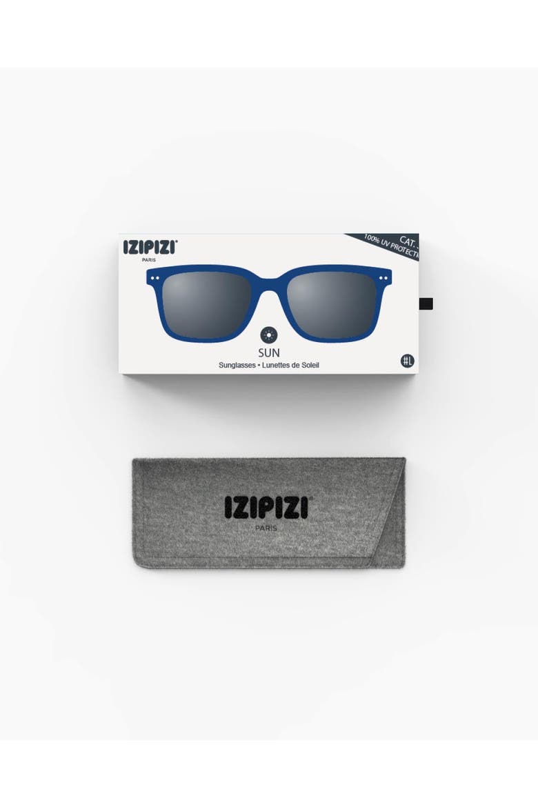 #L 54mm Rectangular Sunglasses, Alternate, color, Navy Blue