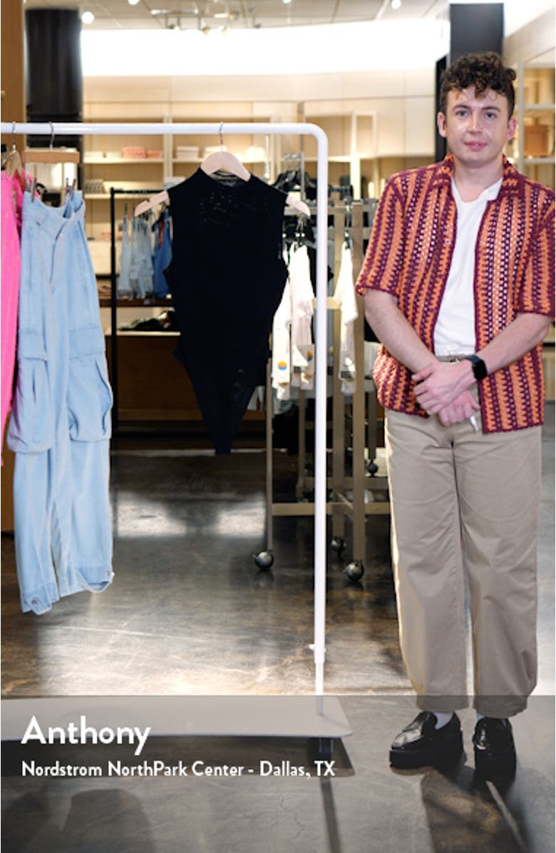 Funnel Neck Mesh Bodysuit, sales video thumbnail