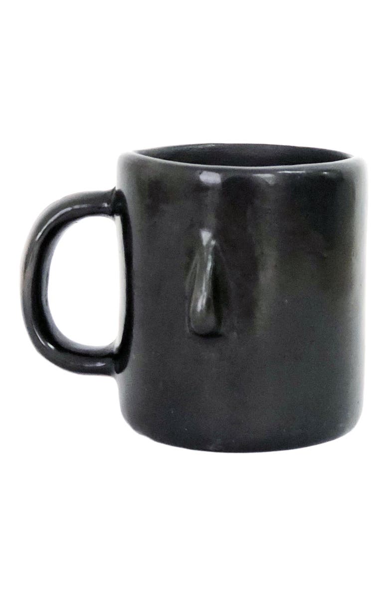 M.A Estudio Black Clay Senorcito Mug, Main, color, Black