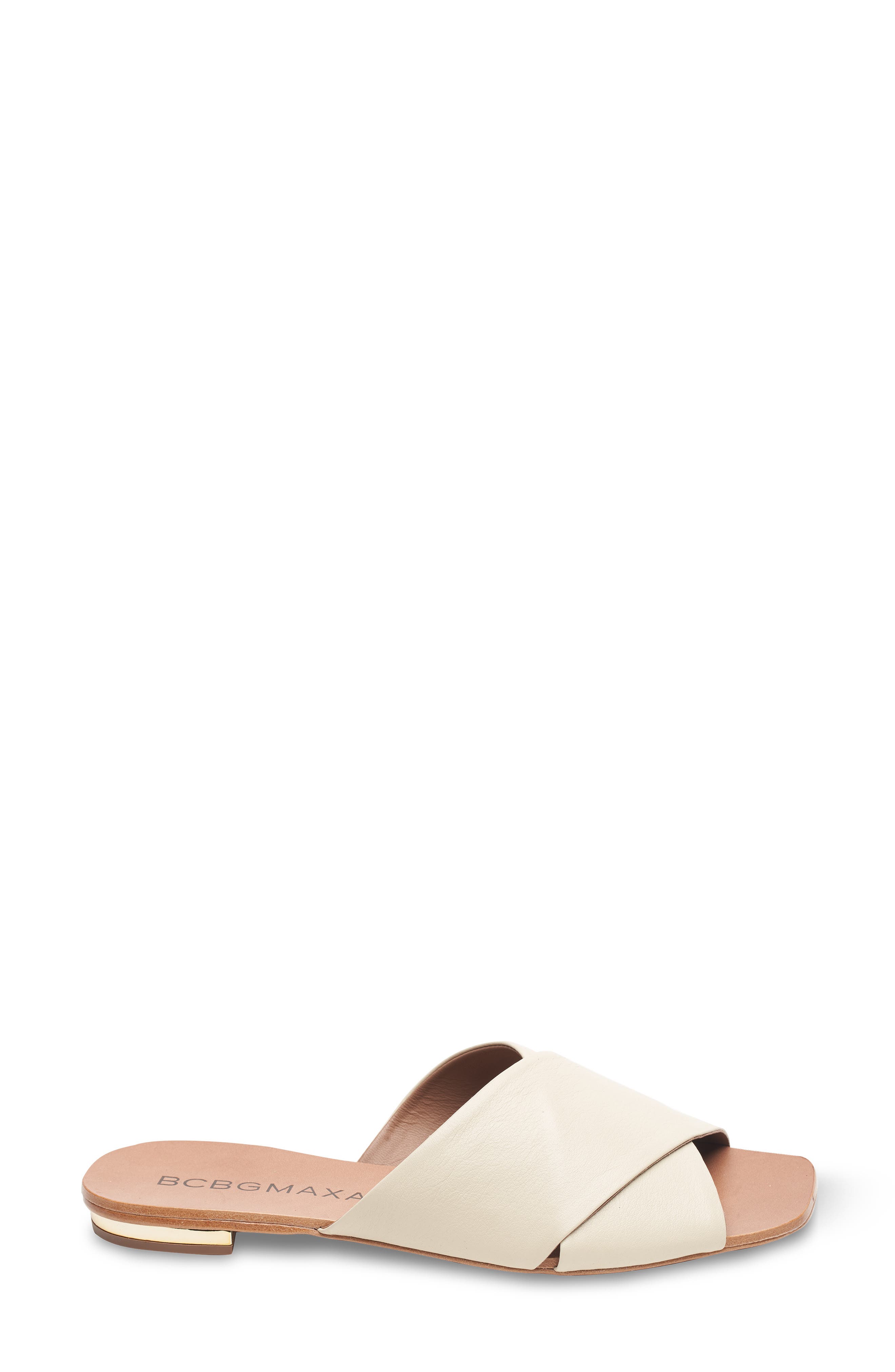 Mika Slide sandal, Alternate, color, IVORY