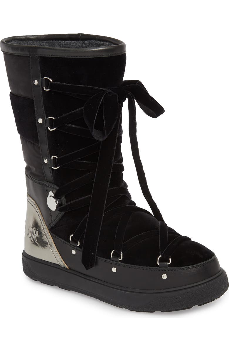 Moncler Syria Stivale Lace-Up Boot, Main, color,