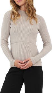 Ripe Maternity Lift Up Rib Maternity/Nursing Sweater