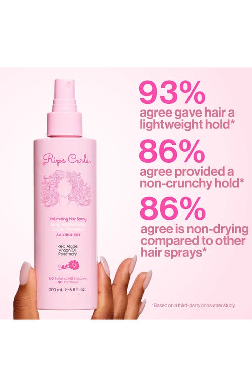 Rizos Curls Alcohol-free Volumizing Hair Spray In No Color