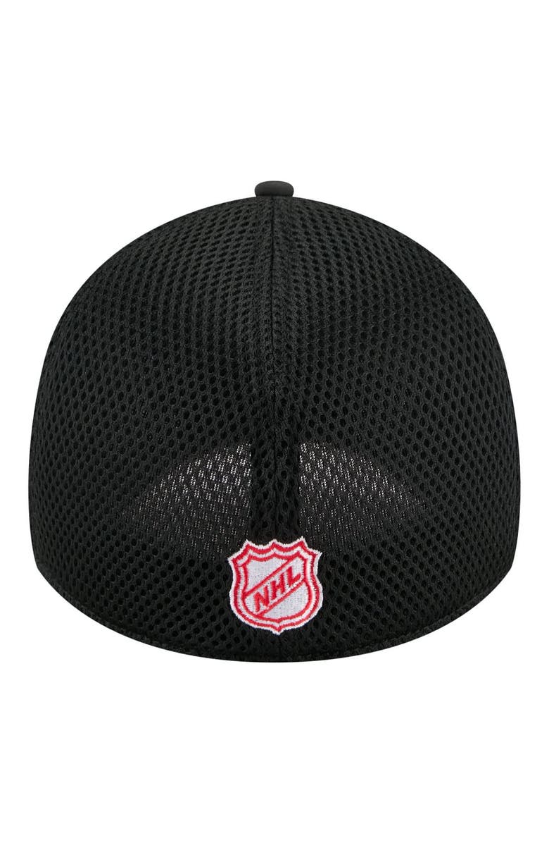 New Era Men's New Era  Black Detroit Red Wings Logo 39THIRTY Flex Hat, Alternate, color, Black